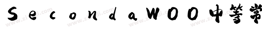 SecondaW00 中等常规字体转换